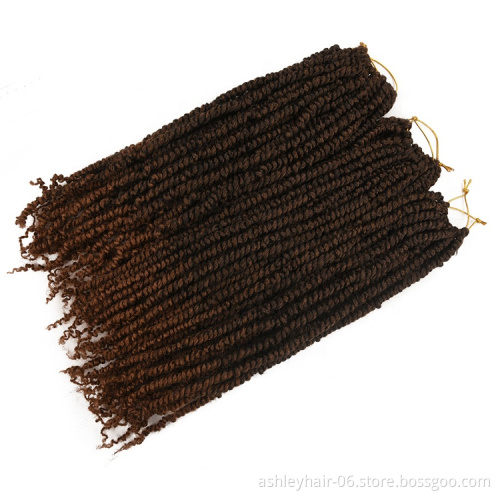 18inch 12strands premium fiber hair passion twist  easy to install crochet braid hair